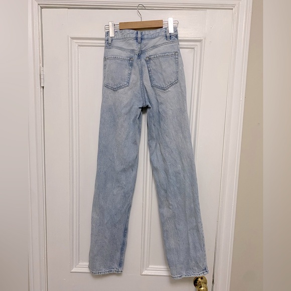 PacSun 90s Boyfriend Jeans, Size 23, Light Indigo Blue, 100% Cotton - Picture 2 of 14